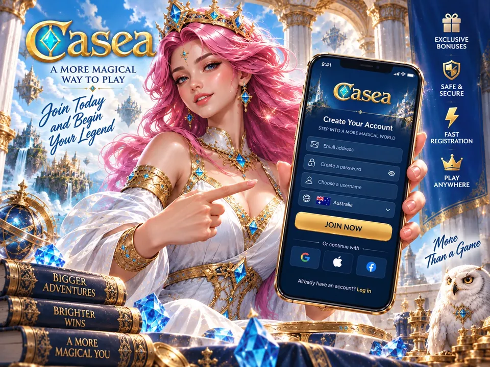 Casea account registration artwork